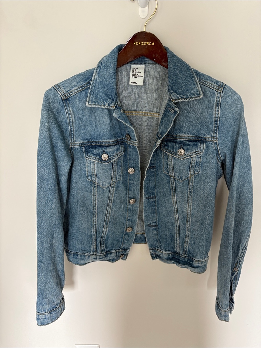 H&M Light Blue Denim Jean Jacket